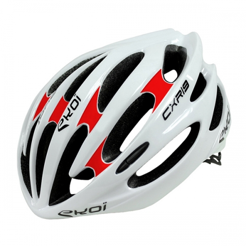 에코이 헬멧 CXR19 - 화이트/레드 (EKOI CXR19 WHITE/RED)