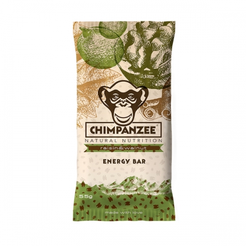 침팬지 에너지바 건포도&호두맛 (CHIMPANZEE Energy Bar - Raisin&Walnut) 55g x 20팩