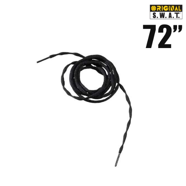 오리지널 스와트 택티컬 부츠 전투화 끈 (72인치 약182cm) (블랙)