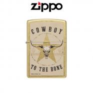 ZIPPO 48937 BUCK WEAR COWBOY TO THE BONE